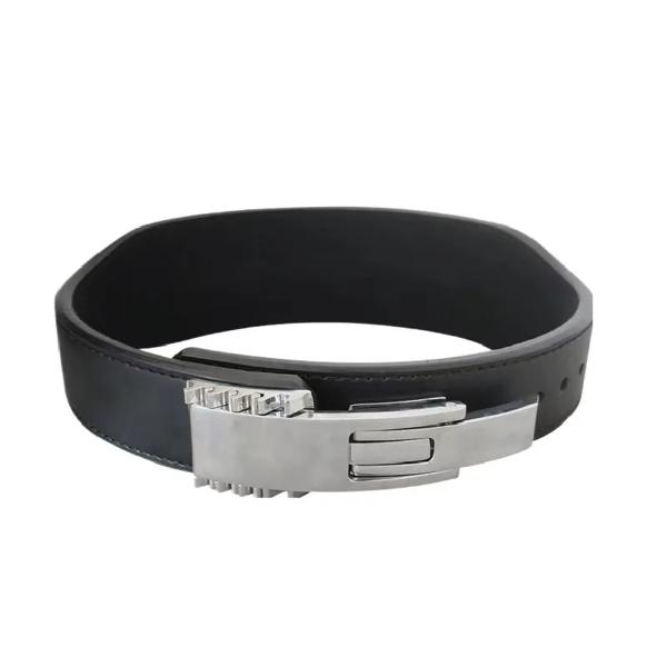 厚い牛革ジムベルトメンズ調節可能なレバーロックパワーリフティング