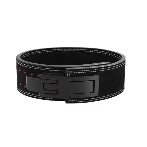 厚い牛革ジムベルトメンズ調節可能なレバーロックパワーリフティングウェイトトレーニングクロスフィットバックサポート 厚い牛革ジムベルトメンズ調節可能なレバーロックパワーリフティング