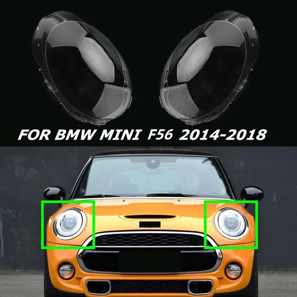 BMW mini,F55,f56,f57,2014-2018, 1ペア用の透明なヘッドライトレンズカバーの通販は