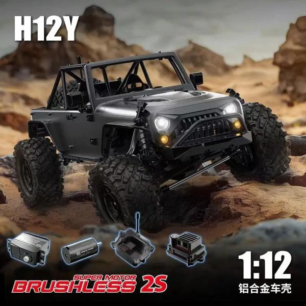 Mjx-リモートコントロール玩具車 1:12スケール 4x4 登山 オフロード車
