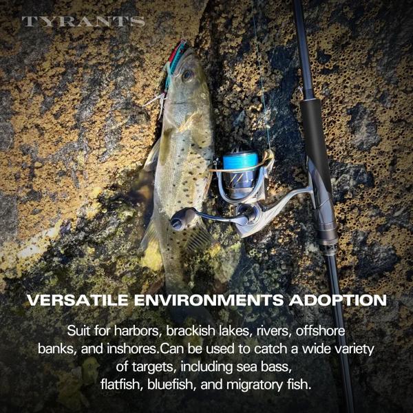 TSURINOYA インショアスピニングロッド TYRANTS 762M 802M 862M 902M