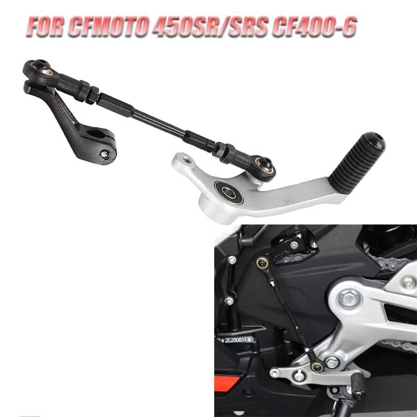 モトクロス,ハンドペダル,cfmoto,450sr,s,CF400-6, 450sr用のオートバイリアフット