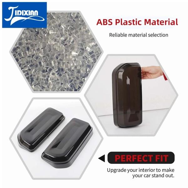 Jidixian-車のテールライト,装飾カバー,スモークブラック,フォードブロンコに適したアクセサリー2021 2022 2023 2024