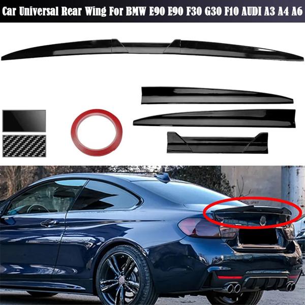 車のトランクルーフ用ユニバーサルリアスポイラー,BMW e90,e60,f30,g30,f10,x4,アウディa3,a4,a6,c7,b8の通販は 5,404円