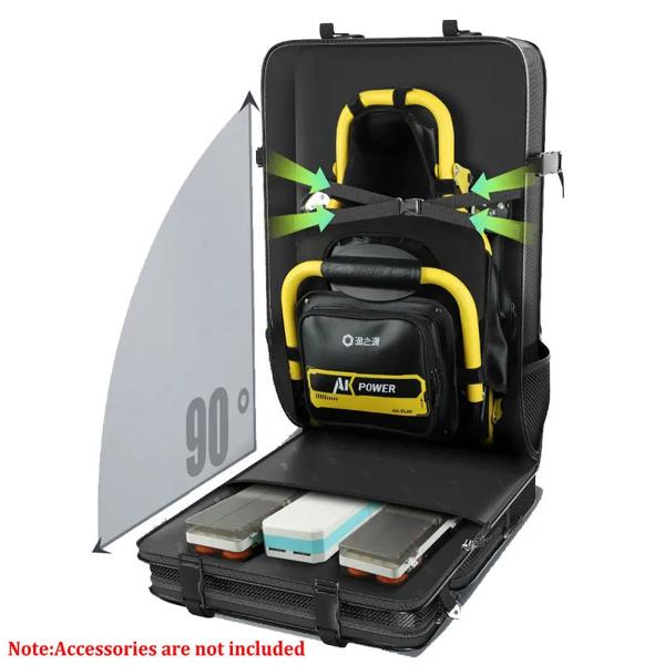 大容量フィッシングチェアバッグ、収納ギア用バックパック、ポール