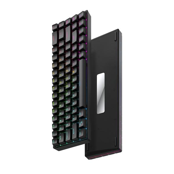 Teamwolf-Raven68磁気スイッチ付きゲーマーキーボード,68キー,メカニカルキーボード,クイックトリガー,ホットスワップ,RGB,fps,有線