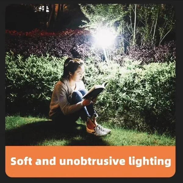 1/2/4/6/8/10 個キャンプライト USB 充電式 LED 緊急ランプ屋外ポータブルランタンフック付きバーベキューテントバッテリー電球_5