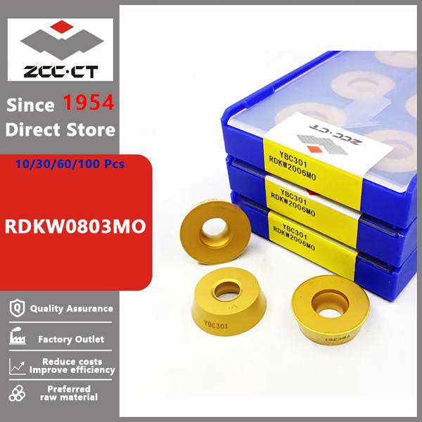 Zccct-フライス加工インサート刃、旋盤旋盤、切削工具、rdkw0803mo、アクセサリg202