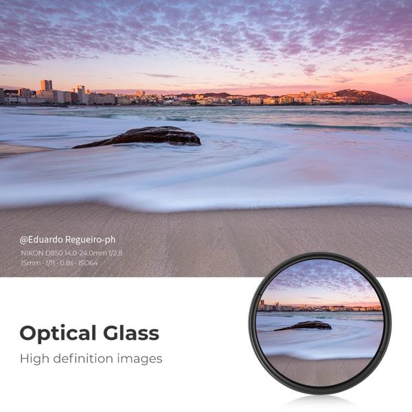 K & fコンセプト-可変フィルターカメラレンズ,ND2-ND400, 67mm,ニュートラル密度,37mm, 40.5mm, 49mm, 52mm, 58mm, 67mm, 72mm 77mm、82mm_3