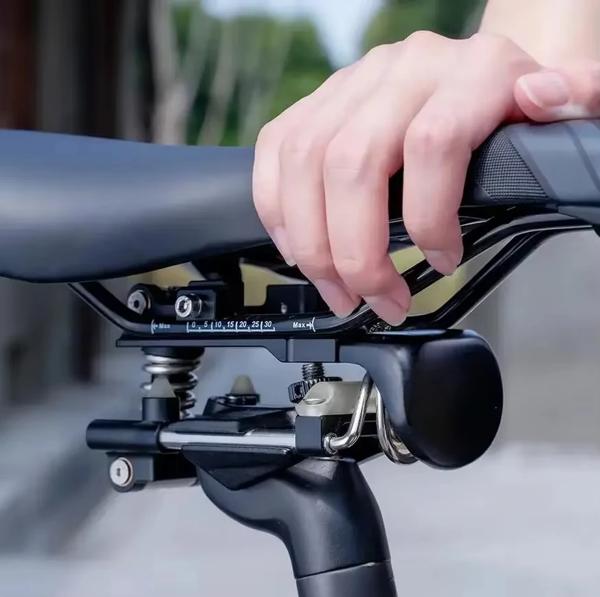 快適なシート フルフローティングサドルサスペンション 自転車ロード