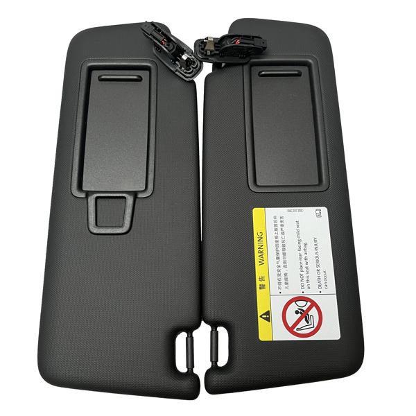 8W 0857551 8W 0857552 ブラックフロントサンバイザーパネルサンシェード化粧ミラー付きアウディ Q3 2013-2018 A3 2013-2020 A4L 2009-2016