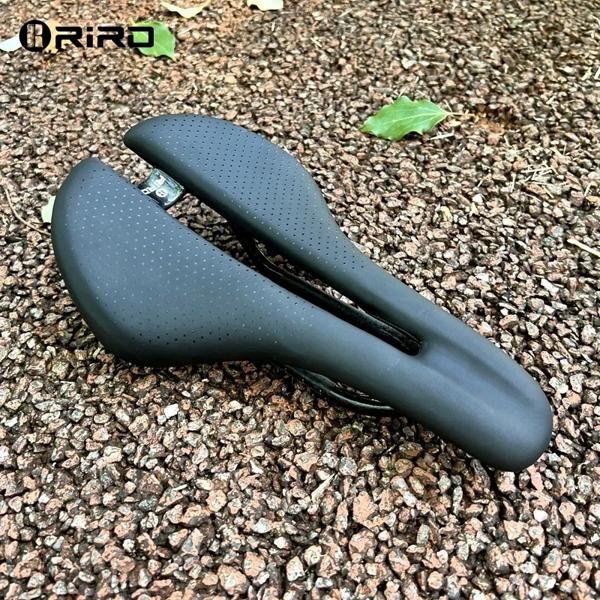 Riro-カーボンファイバー透かし彫り自転車サドル 軽量マウンテンバイク ロードバイク トライアスロン 130g_2