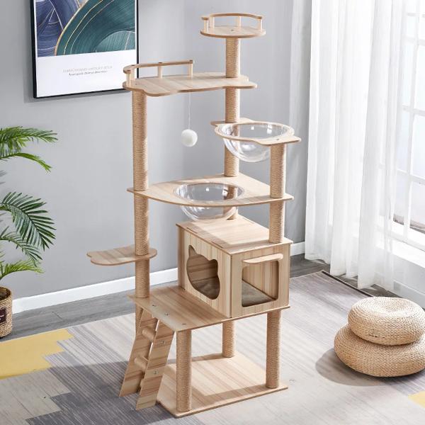 マルチレベルの猫の登山フレーム,猫の木の塔,サイザル麻ロープ,スクラッチポスト,猫のおもちゃ,研ぎ足