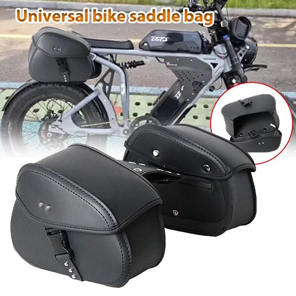 ユニバーサルオートバイサドルバッグバイクサイドバッグ収納ツールハーレースズキカワサキヤマハハーレー後部座席バッグ