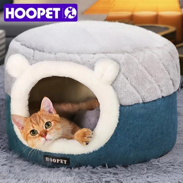 Hopet-柔らかいぬいぐるみのスリーピングクッション,ベッド,家,ケンネル,子犬,小型犬,猫,冬,暖かいペット用品の通販は 6,568円