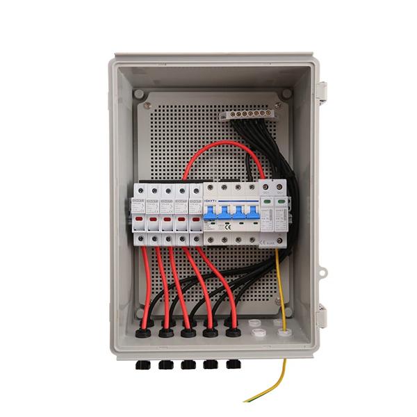 ソーラーパネルコンバイナーボックス 600V 防水 ip65 5入力1出力 DC
