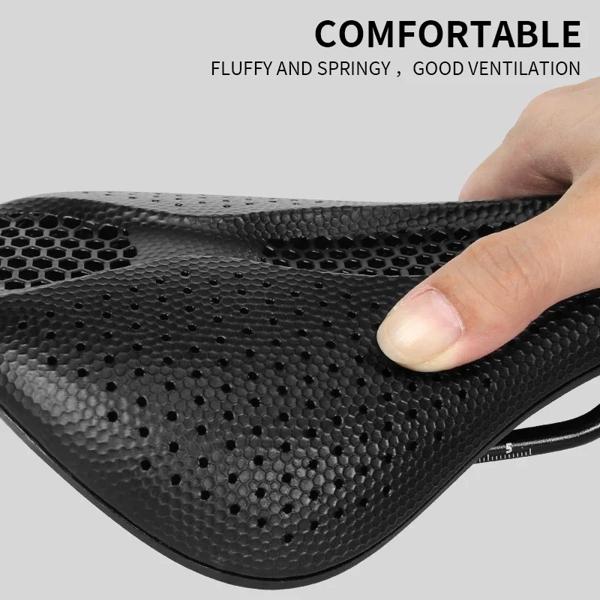 BUCKLOS カーボン 3D プリントサドル 143 ミリメートル 155