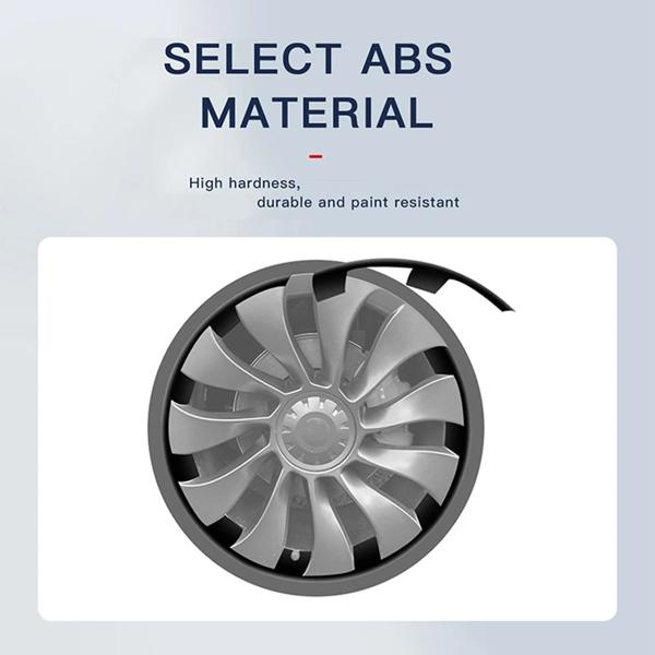 テスラモデルおよび2021-2023用の車のハブキャップ,誘導タービン