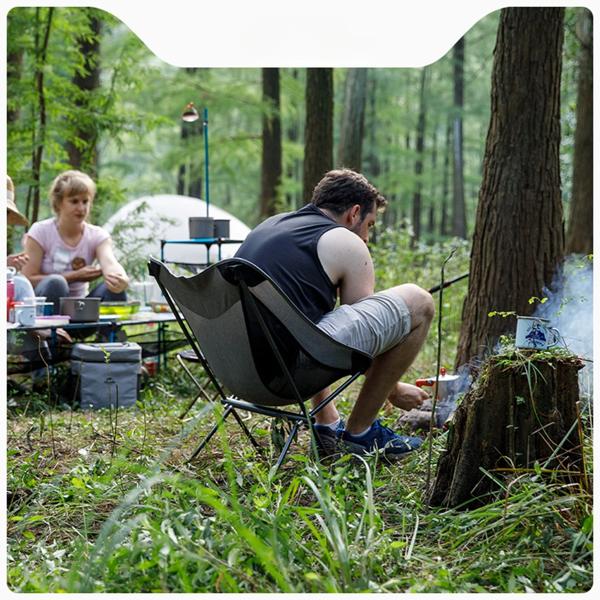 L04 ムーン折りたたみキャンプチェア屋外ポータブル軽量アルミ合金キャンプピクニック釣り旅行ビーチハイキング L04 ムーン折りたたみキャンプチェア屋外ポータブル軽量アルミ合金