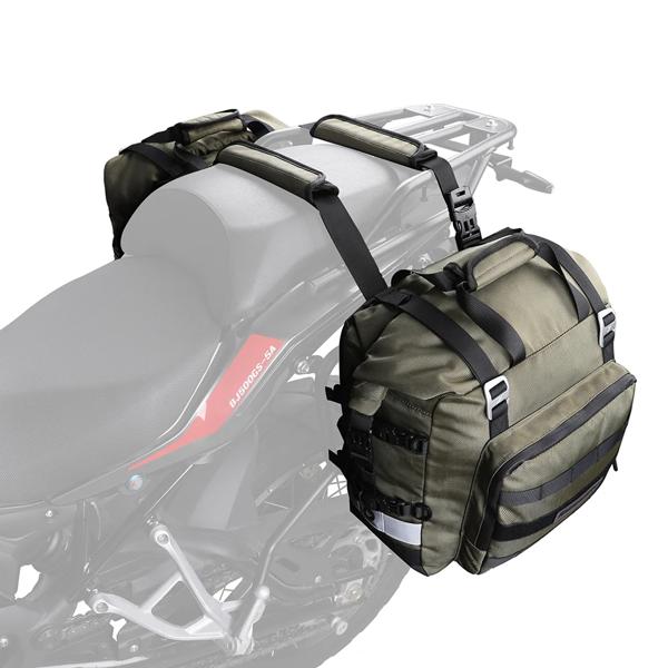 オートバイサドルバッグ 20L-30L ユニバーサルサイドバッグ取り外し可能な 100% 防水インナーバッグ旅行バイク荷物_3