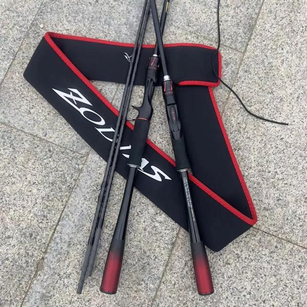 ゾディアス-超軽量カーボンロッド、長距離投げポール、シーフィッシングロッド、スピニングキャスティング、MLおよびMパワー、2.13m