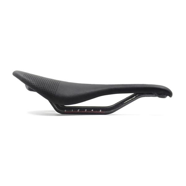 EC90 カーボンサドル MTB/ロードバイクサドル超軽量レザーカーボンクッション 7 × 9 ミリメートルレーシング自転車自転車インストール 240*143 ミリメートル_1