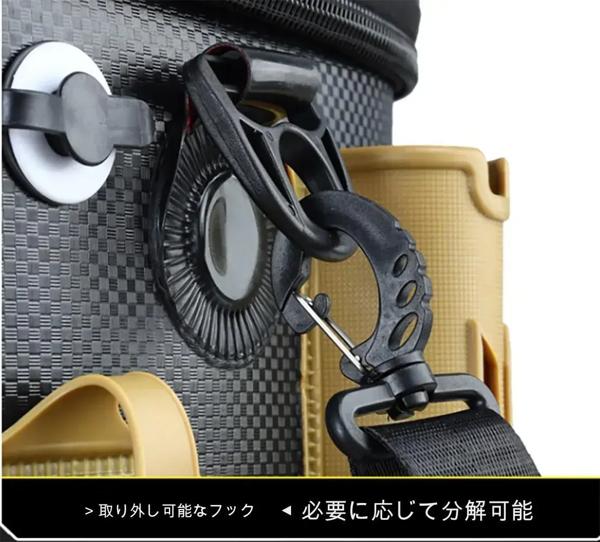 ポータブル厚手の釣りバケツ、多機能釣りフック、ストップビーズ