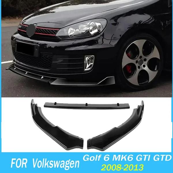 フロントリップバンパー ブレードガード ゴルフ6 mk6 gti gtd 2008  2009-2012  2013 スプリッターディフューザー ボディキット用プロテクター