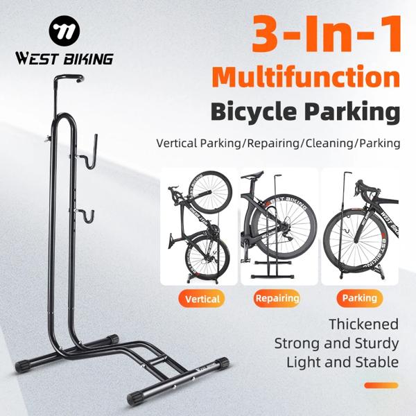 垂直自転車収納スタンド,3 in 1,マウンテンバイクの修理およびメンテナンス用の通販は
