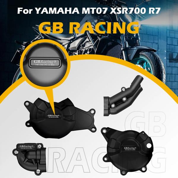 オートバイエンジンカバー保護ケースケース GB レーシングヤマハ R7 MT-07 MT07 トレーサー 700/900GT XSR700 GBRacing