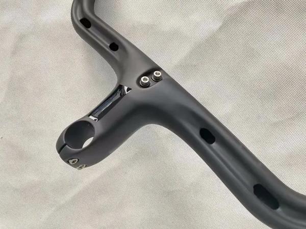 カーボンファイバー一体型ハンドルバー,黒いハンドルバー,完全な内部アライメント,270g カーボンファイバー一体型ハンドルバー,黒いハンドルバー,完全な内部