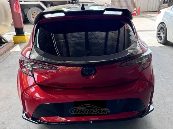 ABSプラスチック製の未塗装ルーフスポイラー,トランクとブーツのウィング,トヨタグラカローラe210,ハッチバック,高品質,2019-2023