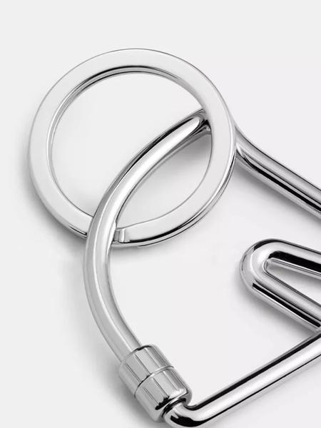 装飾的なバックルカーキーホルダー、ショルダーストラップ調整バックル、馬の頭バッグペンダント、中世バッグ、バッグに適しています 装飾的なバックルカーキーホルダー、ショルダーストラップ調整バックル