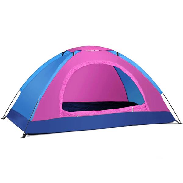 超軽量キャンプテント単層ポータブルハイキングテント抗 UV コーティング釣りバックパッキング旅行ハイキング部品 1/2 人_5