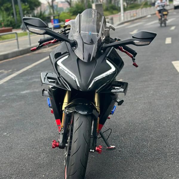 オートバイスポーツ用フロントスクリーン,ウインドブレーカー,ガラス変更,cf 450sr 2022 2023 2024の通販は