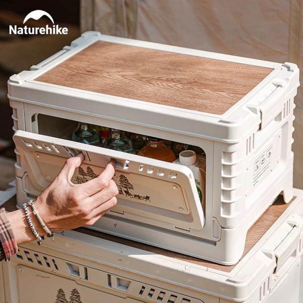Naturehike-キャンプ用折りたたみ式収納ボックス 大容量 ppサンドライボックス ベッドサイドテーブル 屋外旅行 ピクニック 60l 25l 30l 50l
