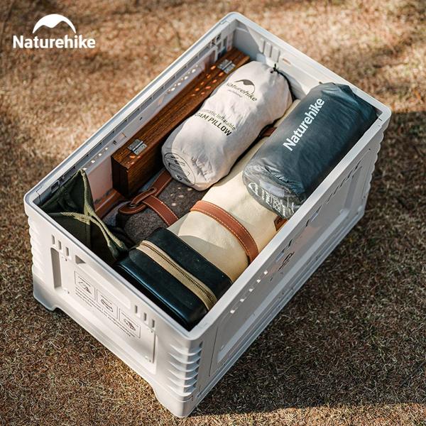 Naturehike-キャンプ用折りたたみ式収納ボックス 大容量 ppサンドライボックス ベッドサイドテーブル 屋外旅行 ピクニック 60l 25l 30l 50l_2