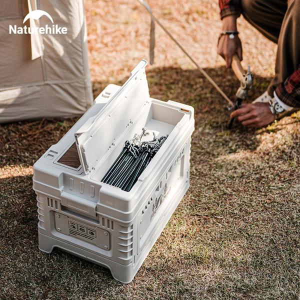 Naturehike-キャンプ用折りたたみ式収納ボックス 大容量 ppサンドライボックス ベッドサイドテーブル 屋外旅行 ピクニック 60l 25l 30l 50l_3