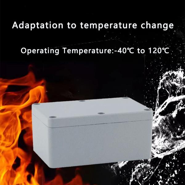 防水産業ジャンクションボックス IP67 屋外アルミニウム防水電気ボックスジャンクションボックス防爆エレクトロニクスハウジング_5
