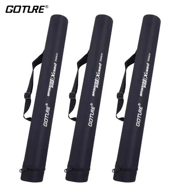 GOTURE-ポータブルハードチューブフィッシングロッドバッグ,アウトドアアクセサリー,収納バッグ,64m〜150cm, 2024