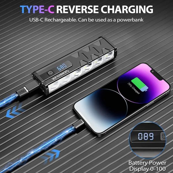 自転車ライトフロント 8000 ルーメン自転車ライト 5000mAh 防水懐中電灯 USB 充電 MTB ロードサイクリングランプアクセサリー 自転車ライトフロント 8000 ルーメン自転車ライト 5000mAh 防水懐中