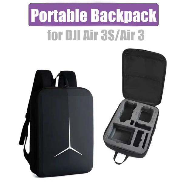 ポータブル収納バックパックdjiair 3s,ドローンアクセサリー,dji rc 2, RC-N2と互換性,収納ボックス
