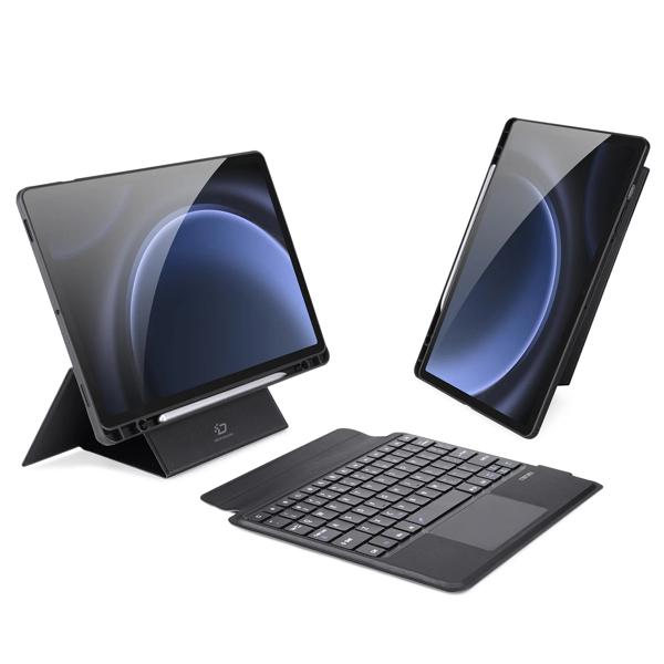 DUX DUCIS ギャラクシータブ S10 ウルトラタッチキーボード保護カバー S9 FE プラス Bluetooth キーボード S6 Lite S7 S8 A8 A9 プラスケース