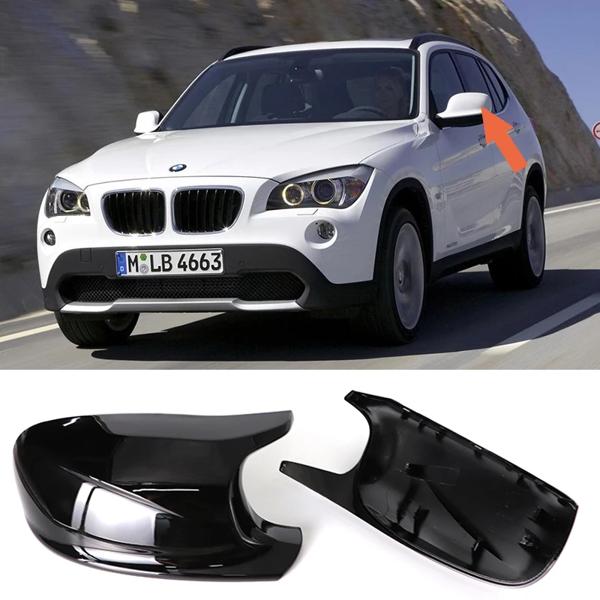 高品質のブラックミラー,2個,bmw x3 f25 x1 e84,lci 2010 2011 2012 2013