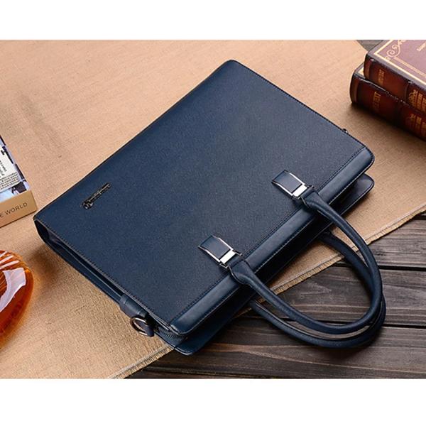 男性用合成皮革ブリーフケース ビジネスとオフィス用のショルダー