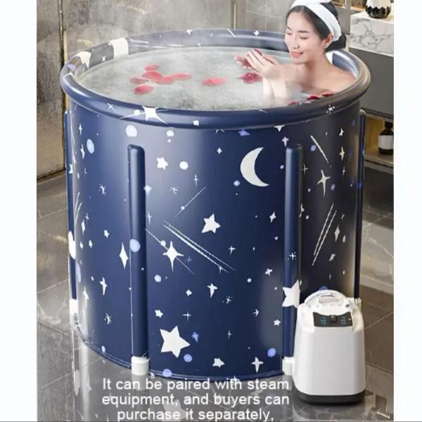 折りたたみバスバケツ PVC 素材ホットバスアイスバスアイスセラピーサウナ大人の浴槽赤ちゃんのための浴槽大家族プール