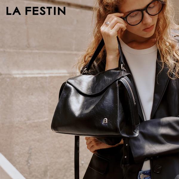 La festin-女性用ショルダーバッグ オリジナルハンドバッグ カジュアルトートバッグ 高級ブランド ファッションデザイナー  コレクション2024_5
