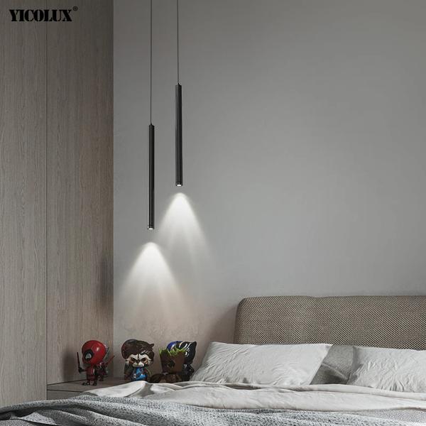 モダンでシンプルなデザインのLEDペンダントランプ,屋内照明,装飾的なシーリングライト,白黒で利用可能,リビングルーム,ベッドルーム,書斎,ベッドルームに最適_4