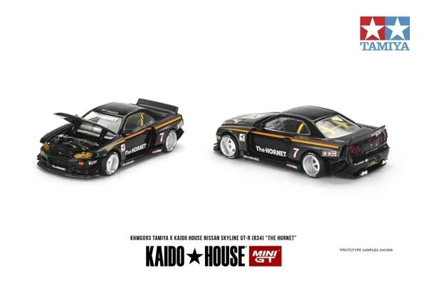 海道-ミニダイキャストメタルモデル,1:64日産スカイラインGT-R,r34,r33,ホンダNSXレーシング,海道ワークスv3,v2,khmg車,合金