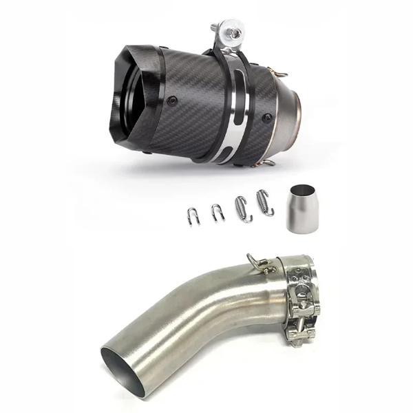 Zx25r/zx4r フルエキゾースト ショート管 汎用サイレンサー付き（やや